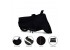 A Two Wheeler Body Cover for Royal Enfield Classic 350 (Black)